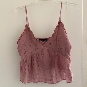 SHEIN pink flowy top